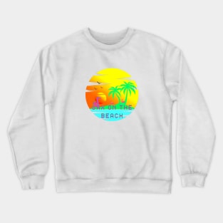 Sax on the Beach Crewneck Sweatshirt